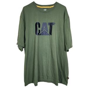 CAT XXL Green Tee Shirt